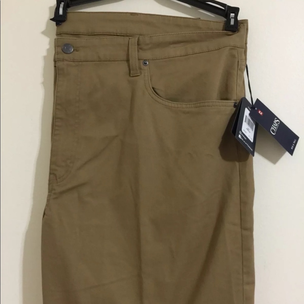 Chaps Men's STRETC Twill Pants 48x 32 (Big)